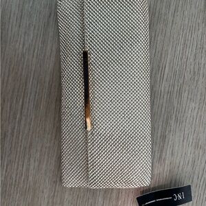 Nwt INC International Concepts gold clutch